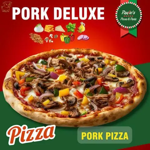 Hình ảnh Pizza Heo Cao Cấp | Pork Deluxe Pizza