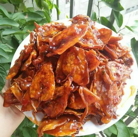 Hình ảnh Mực rim tỏi ớt 