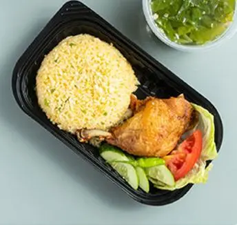 Hình ảnh Cơm chiên đùi gà da giòn