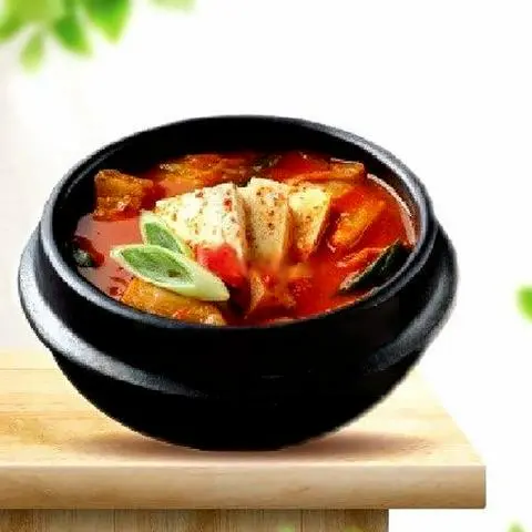 Hình ảnh Canh kim chi - kèm cơm