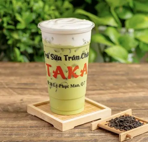 Hình ảnh Trà Sữa Thái Xanh Kem Mặn