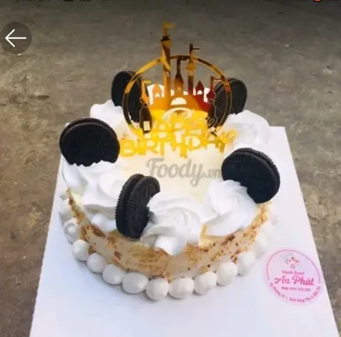 Hình ảnh Bánh Kem Bắp gắn bánh size 16cm