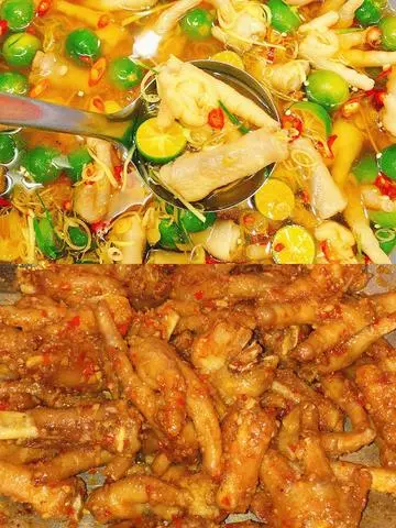Hình ảnh Combo 3 : Chân Gà Sả Tắc + Chân Gà Bơ Cay