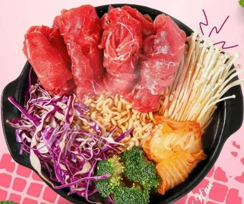 Hình ảnh Mì cay bò tái