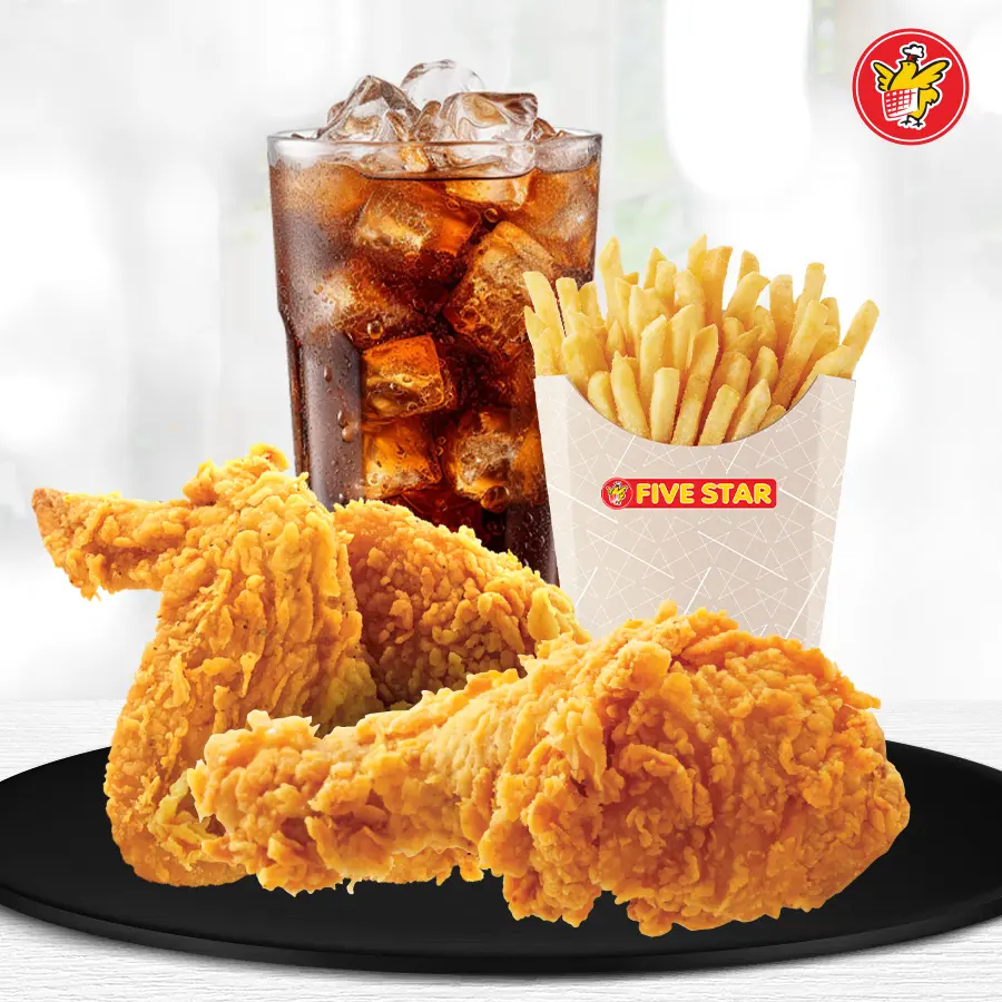 Hình ảnh 2 Gà Giòn + Khoai Tây + Pepsi