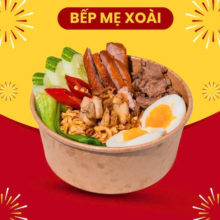 Hình ảnh Mỳ Trộn Xá Xíu - Bò Xào - Trứng Lòng Đào 