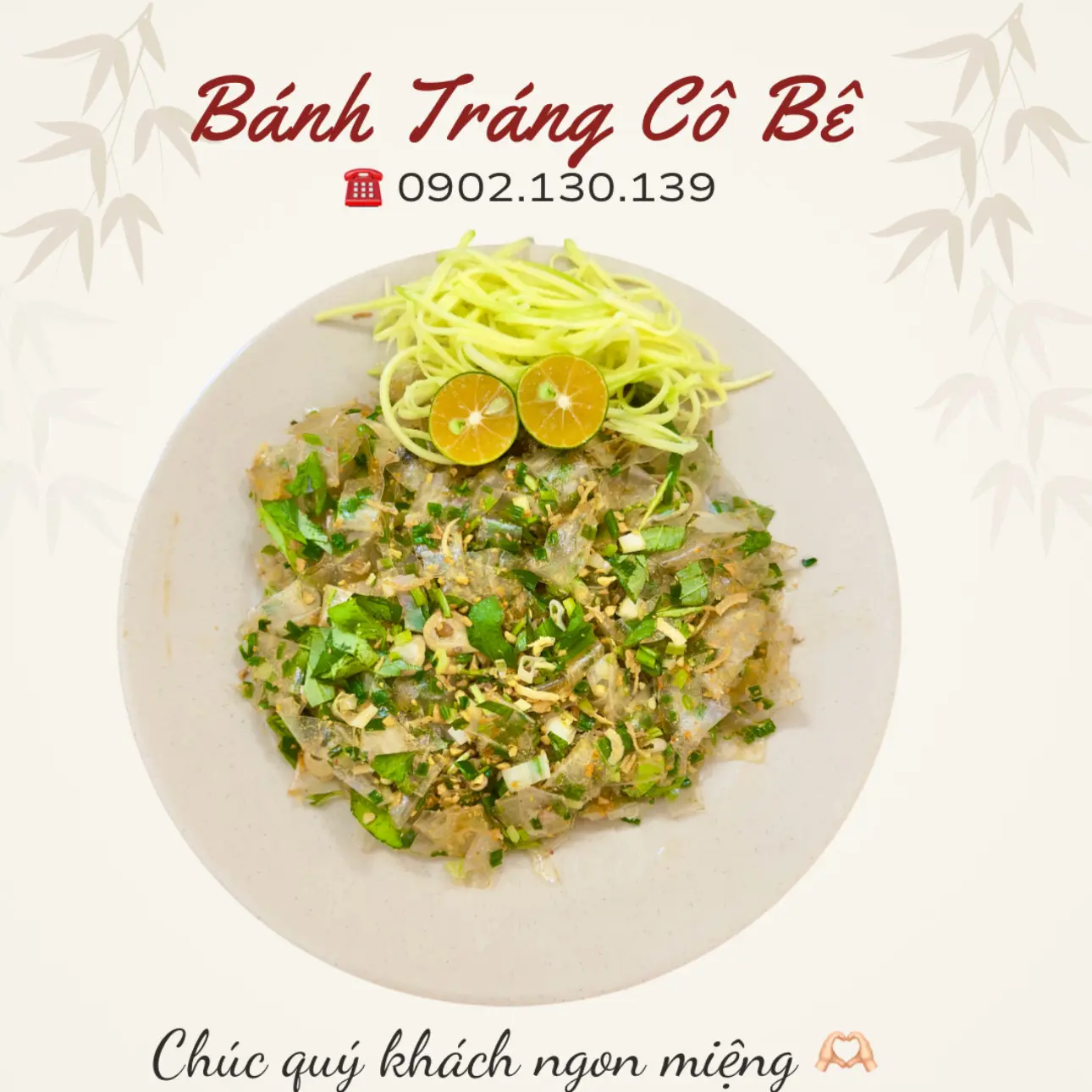 Hình ảnh Bánh Tráng Phơi Sương Mỡ Hành ( size vừa )