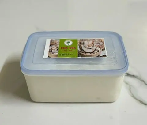 Hình ảnh Kem dừa hộp 1kg