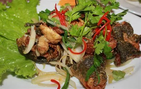 Hình ảnh Cơm chiên ếch chiên nước mắm
