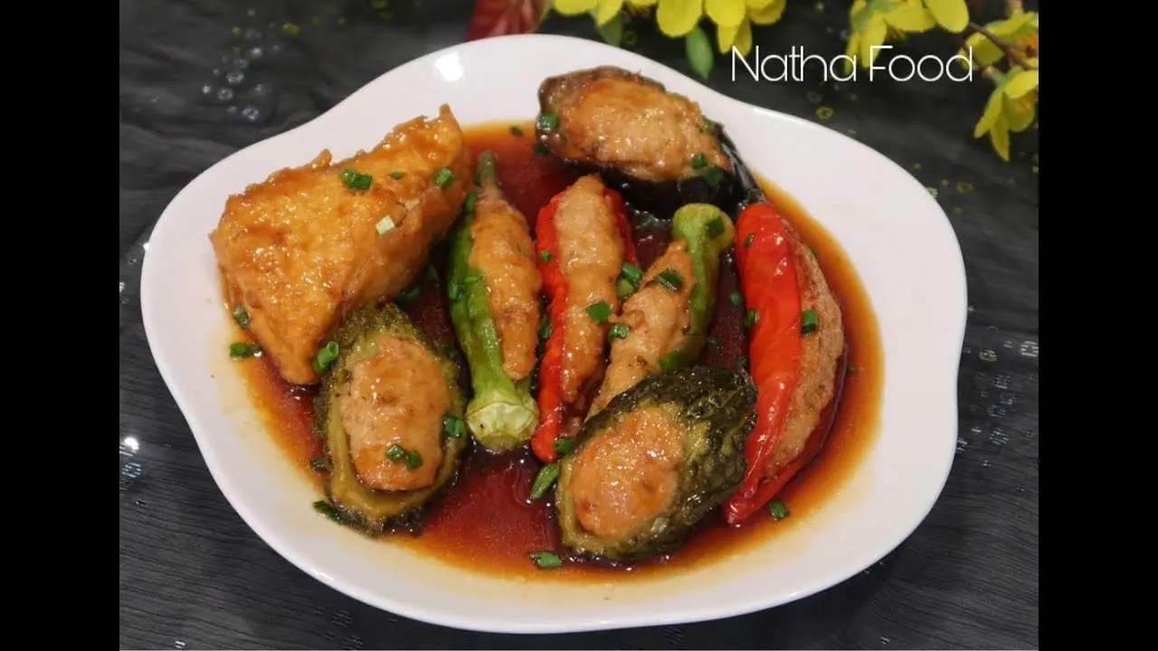Hình ảnh khổ qua cà ớt 