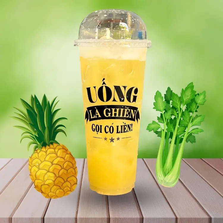 Hình ảnh Nước ép Thơm + Cần Tây