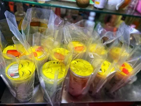 Hình ảnh  Sôđa bạc hà trân châu giòn