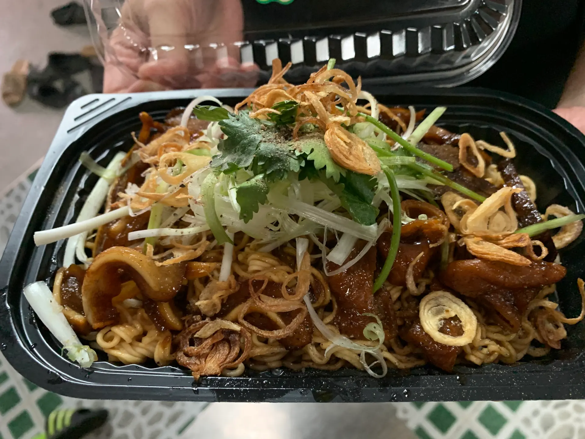 Hình ảnh hủ tiếu khô phá lấu