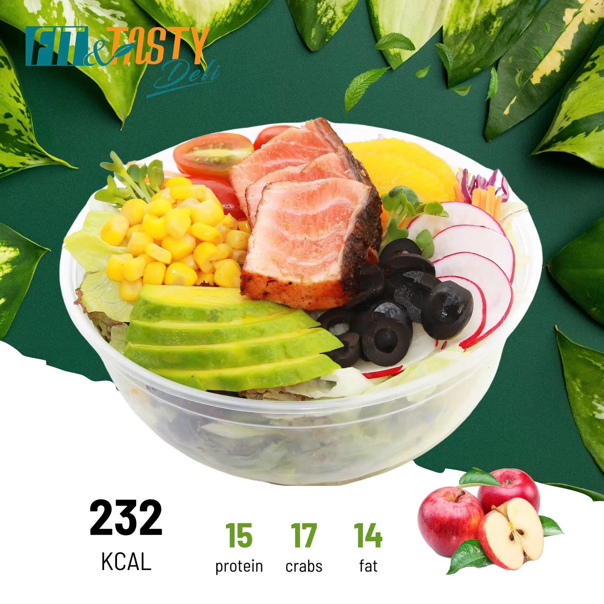 Hình ảnh Premium Salad 6 - Salmon