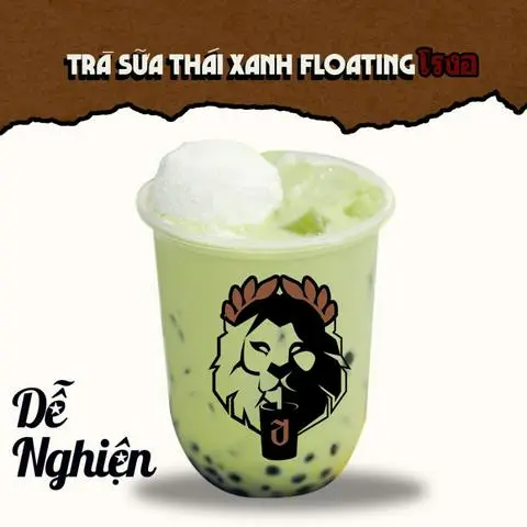 Hình ảnh Trà Sữa Thái Xanh Floating