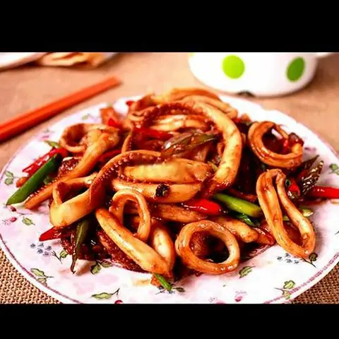 Hình ảnh Mực xào sate