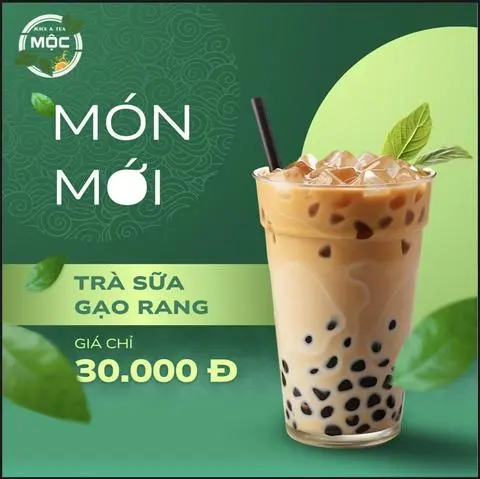 Hình ảnh Trà Sữa Gạo Rang - Size L