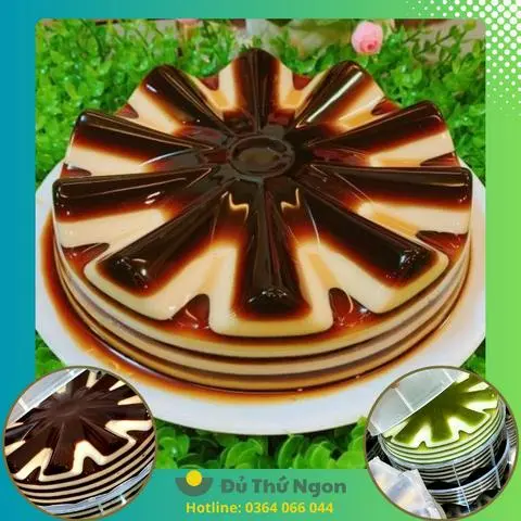Hình ảnh Rau Câu Flan Pháp ổ 1,4kg - 20cm