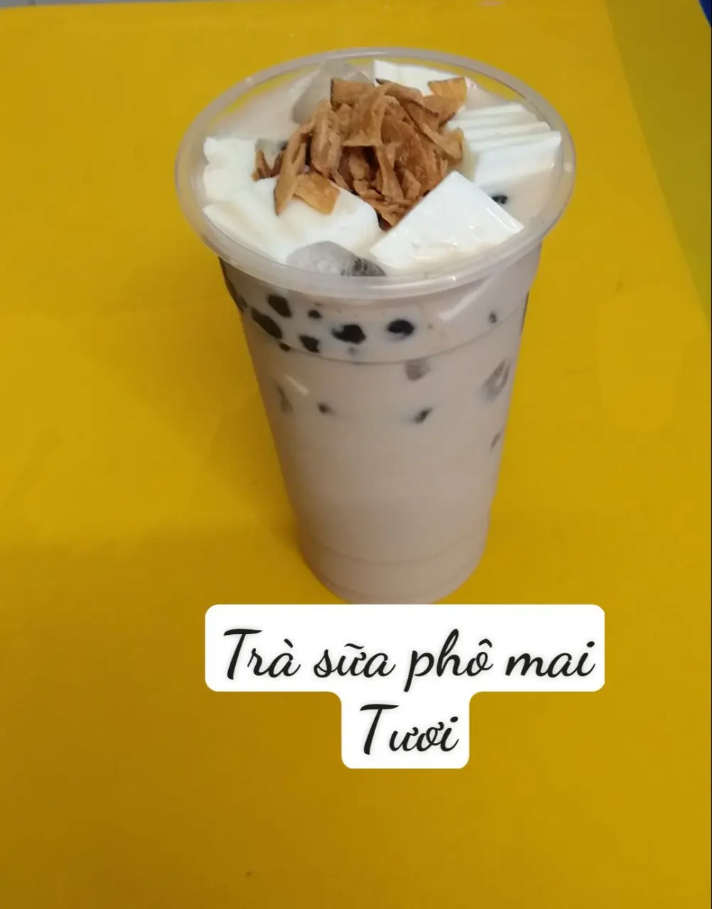 Hình ảnh Trà Sữa Thạch Phô Mai Tươi