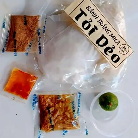 Hình ảnh Bánh tráng tỏi dẻo
