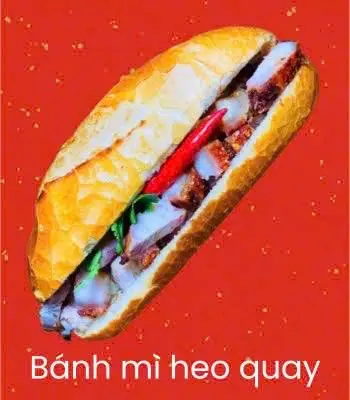 Hình ảnh Bánh mì heo quay