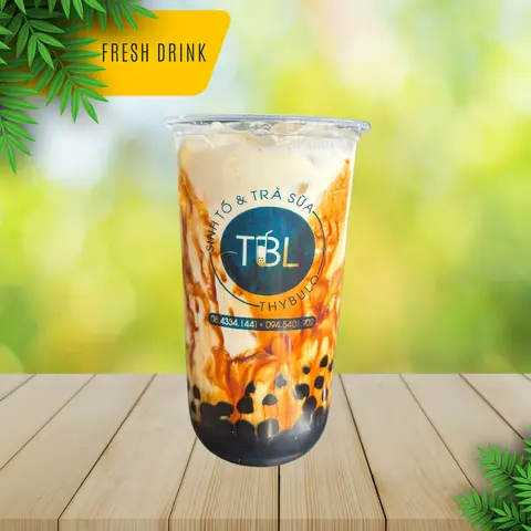 Hình ảnh Sữa tươi trân châu đường đen