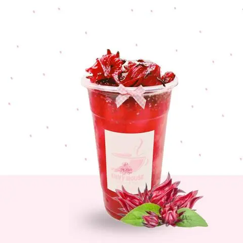 Hình ảnh Trà Hibiscus Hạt Chia 700ml