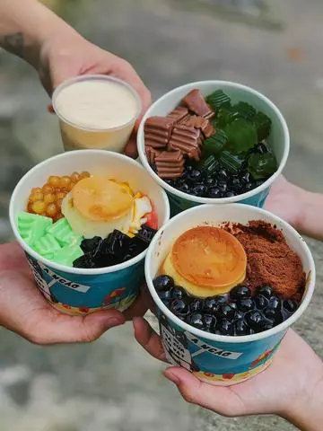Hình ảnh Milo Dầm Bánh Flan - Tô