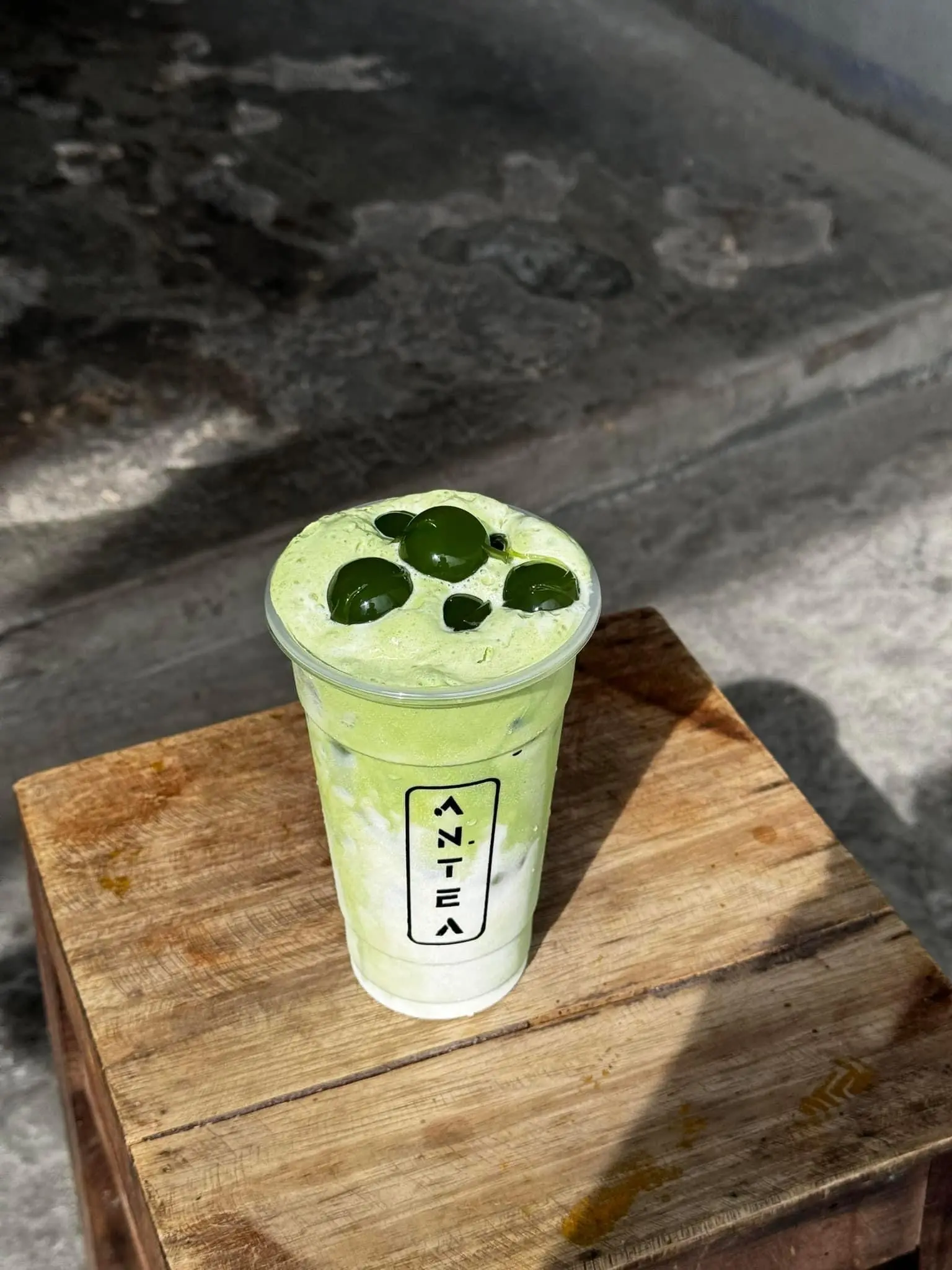 Hình ảnh matcha sữa gấu 