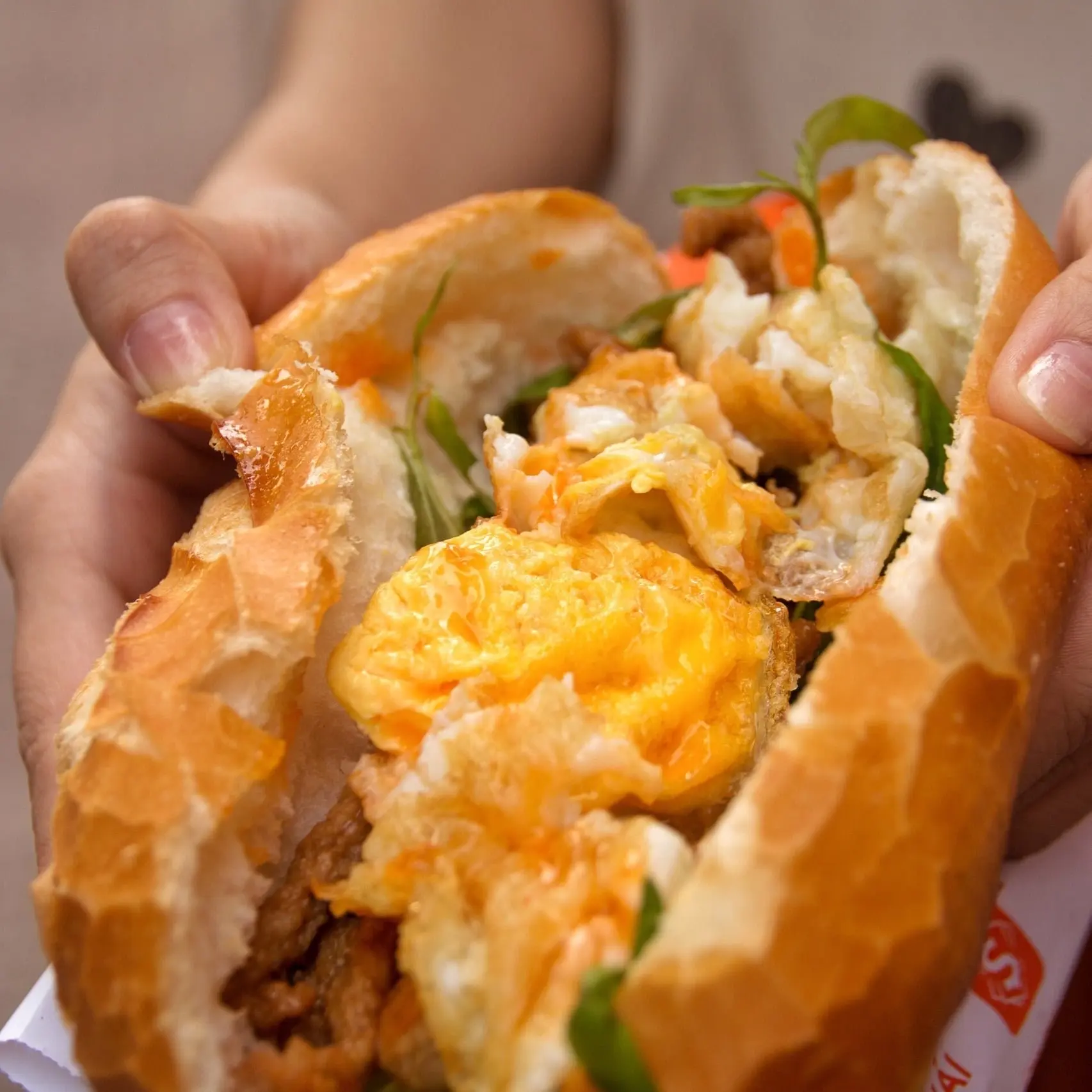 Hình ảnh Bánh Mì Ốpla 2 trứng 