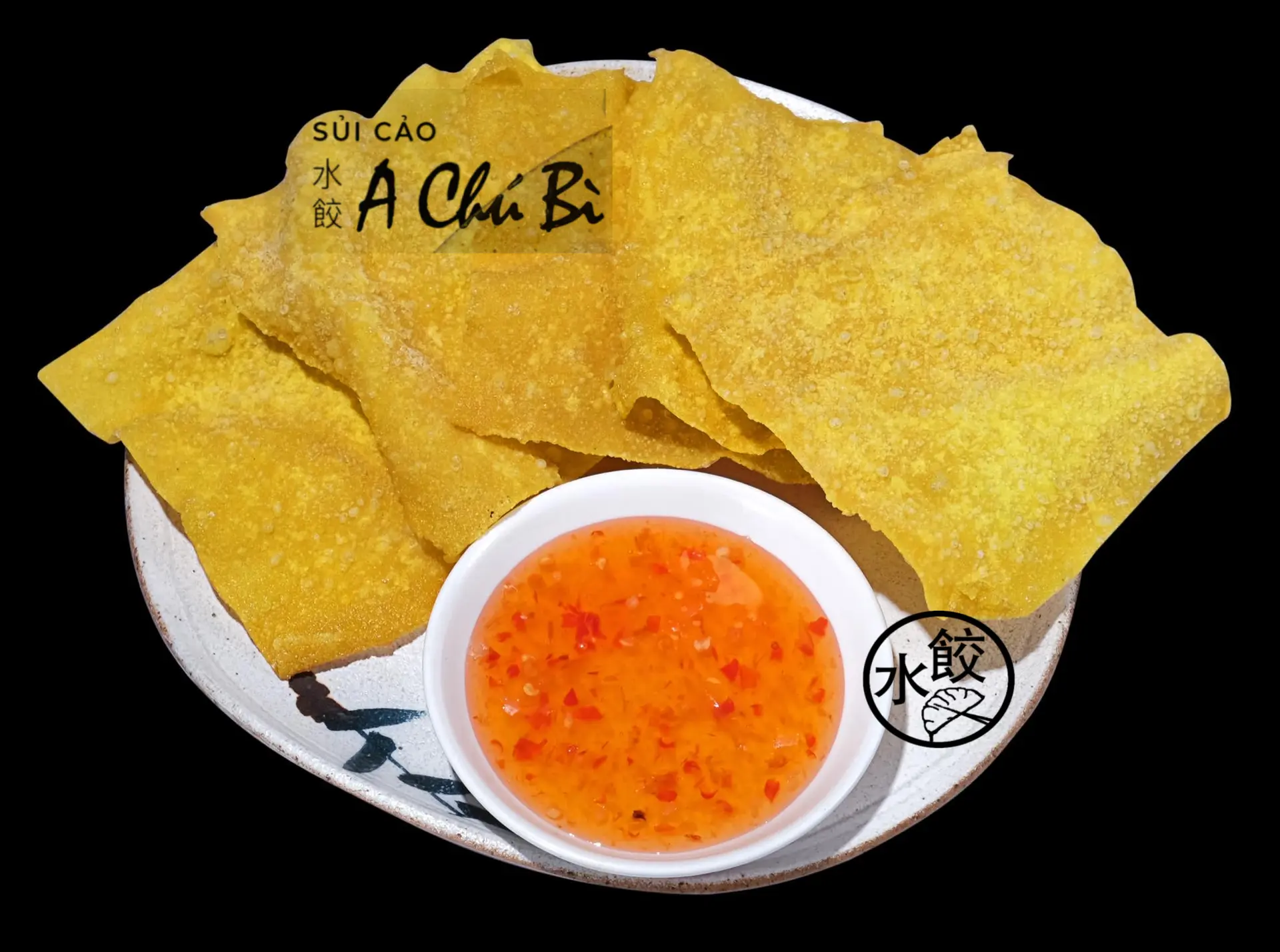 Hình ảnh Bánh snack chấm sốt chua ngọt-小吃饼干沾糖醋酱