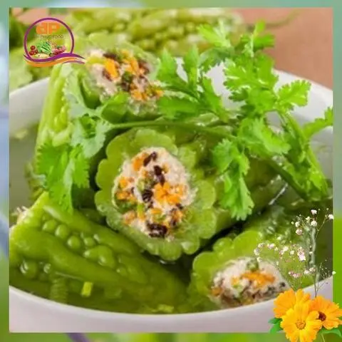 Hình ảnh Cơm Khổ Qua Nhồi Kho 