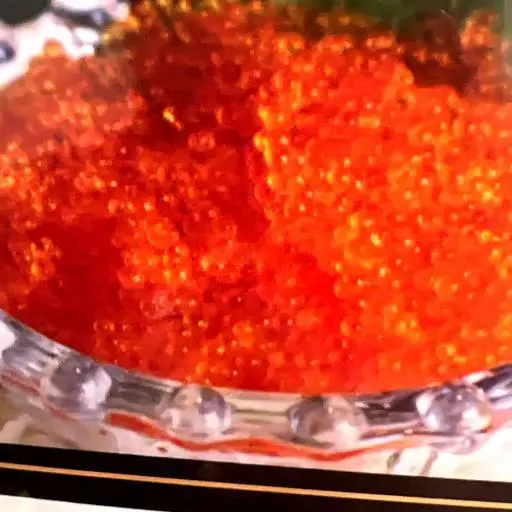 Hình ảnh Sashimi trứng cá chuồn