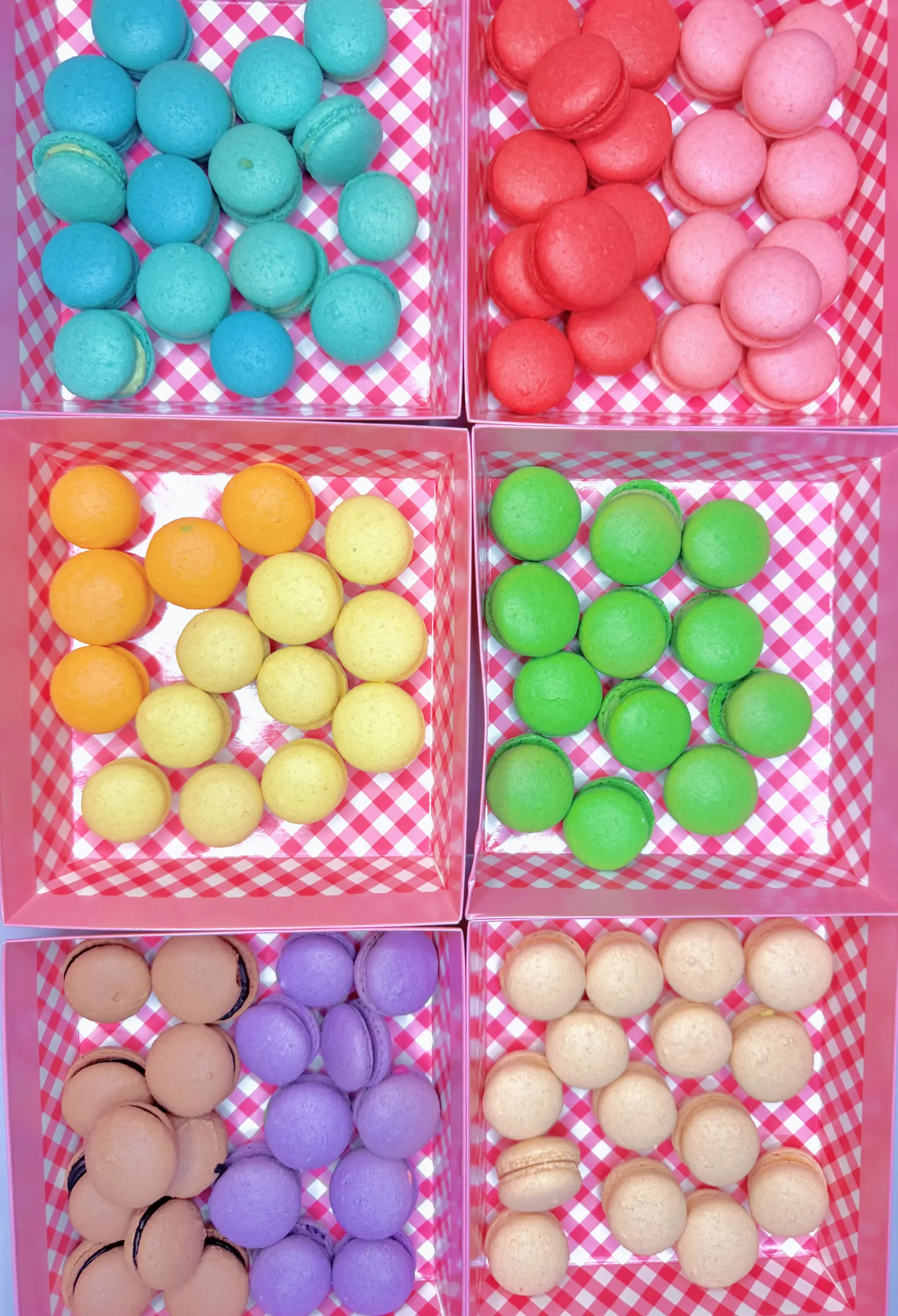 Hình ảnh Macaron mini trơn lẻ 1 viên