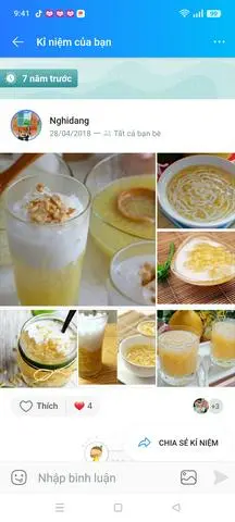 Hình ảnh chè bưởi sầu riêng 