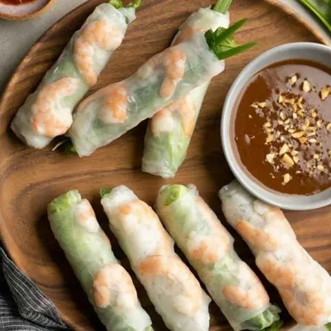 Hình ảnh Combo 1 Bún Mắm Nêm Thịt Luộc + 6 Gỏi Cuốn Tôm Thịt