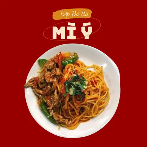 Hình ảnh Mì Ý bò sốt cay
