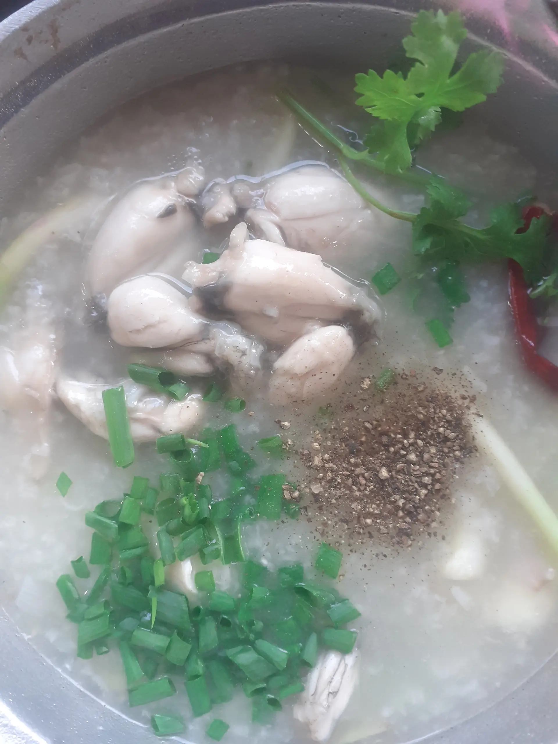 Hình ảnh cháo ếch miền tây 2con