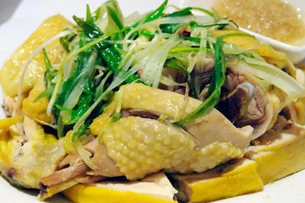 Hình ảnh gà hấp hành 