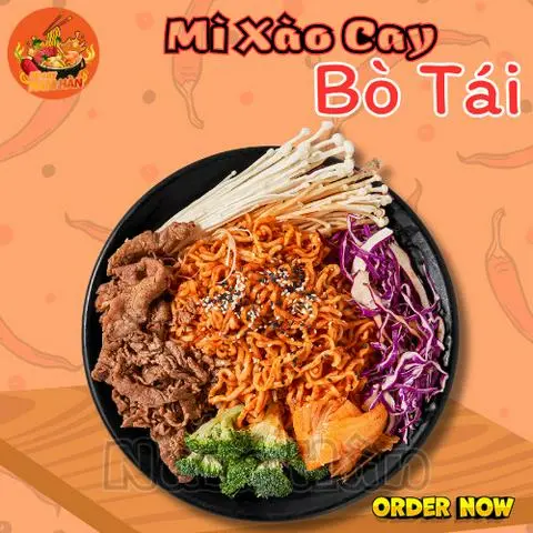 Hình ảnh Mì xào kim chi bò Tương Hàn