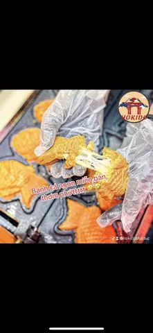 Hình ảnh Bánh cá phô mai kéo sợi