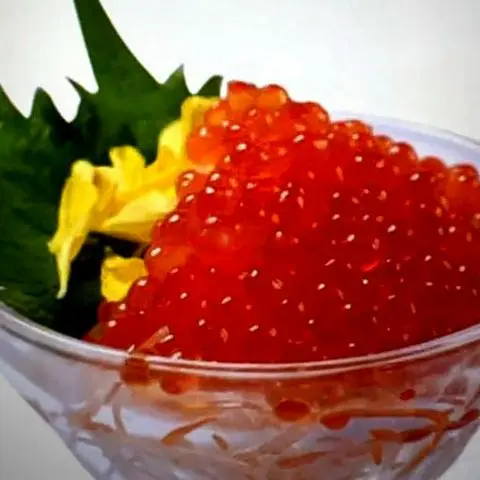 Hình ảnh Sashimi trứng cá hồi