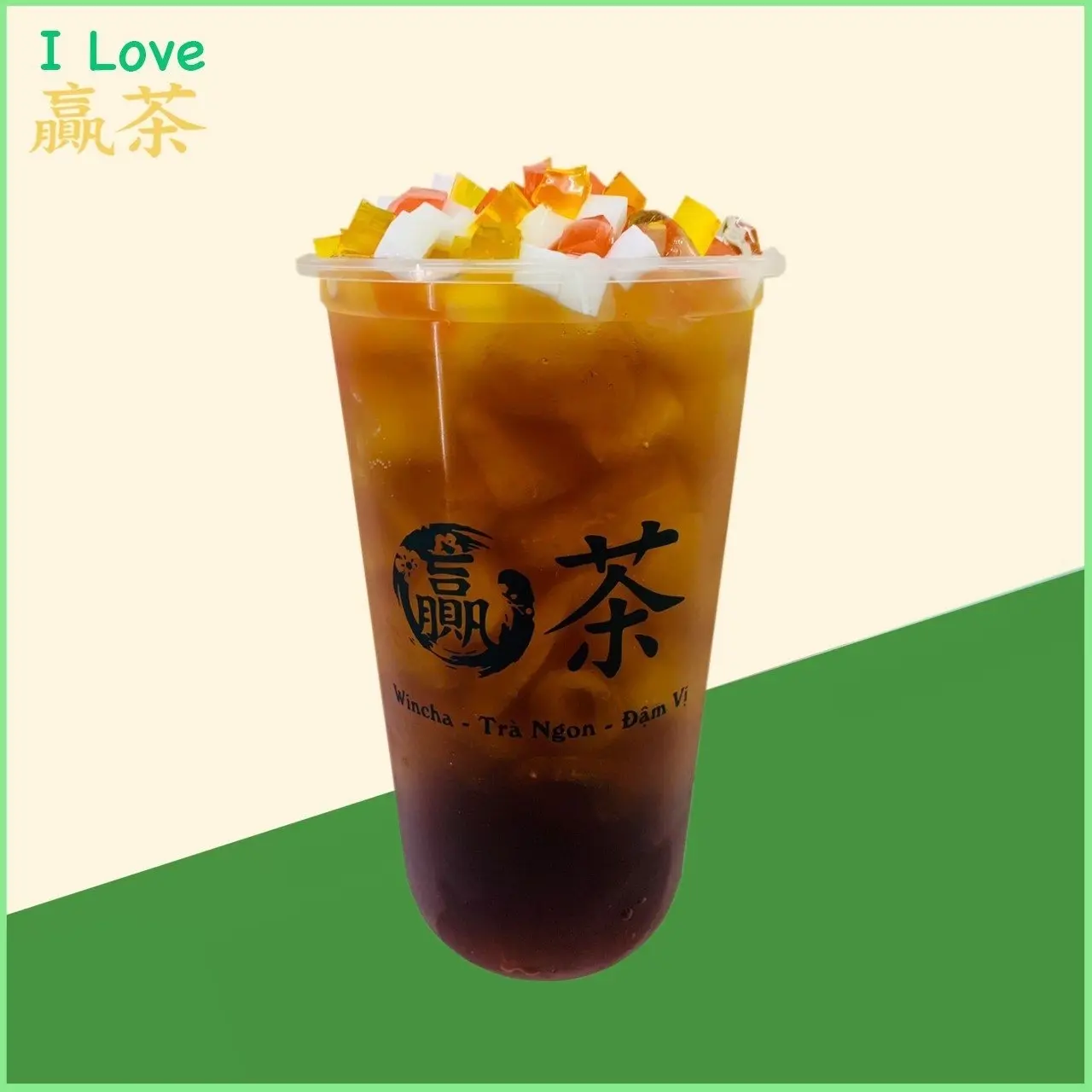 Hình ảnh Hồng trà thạch trái cây L
