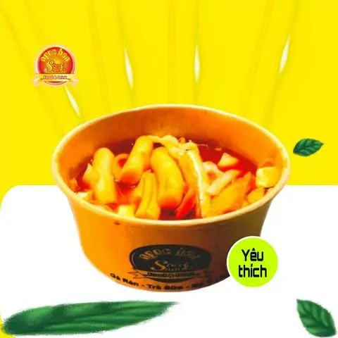 Hình ảnh bánh gạo cay truyền thống