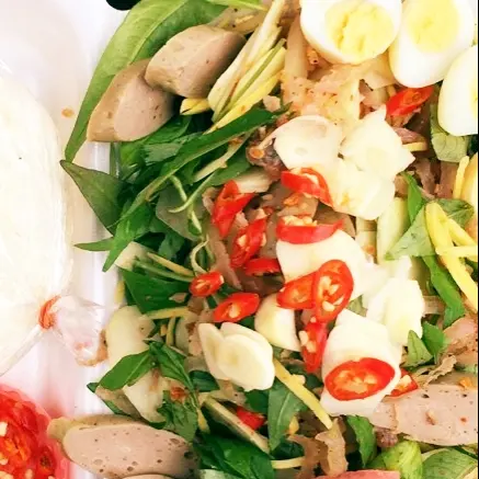 Hình ảnh Tré Trộn Chả Bò + Phồng tôm