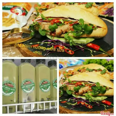 Hình ảnh Combo Bánh Mì Nem Nướng + coca