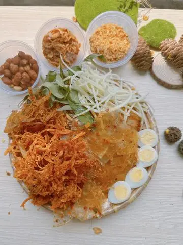 Hình ảnh Bánh Tráng Dẻo Sate Mix 3 Vị (Trộn sẳn )