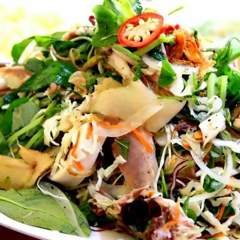 Hình ảnh 2 phần Cháo + gỏi góc tư cánh