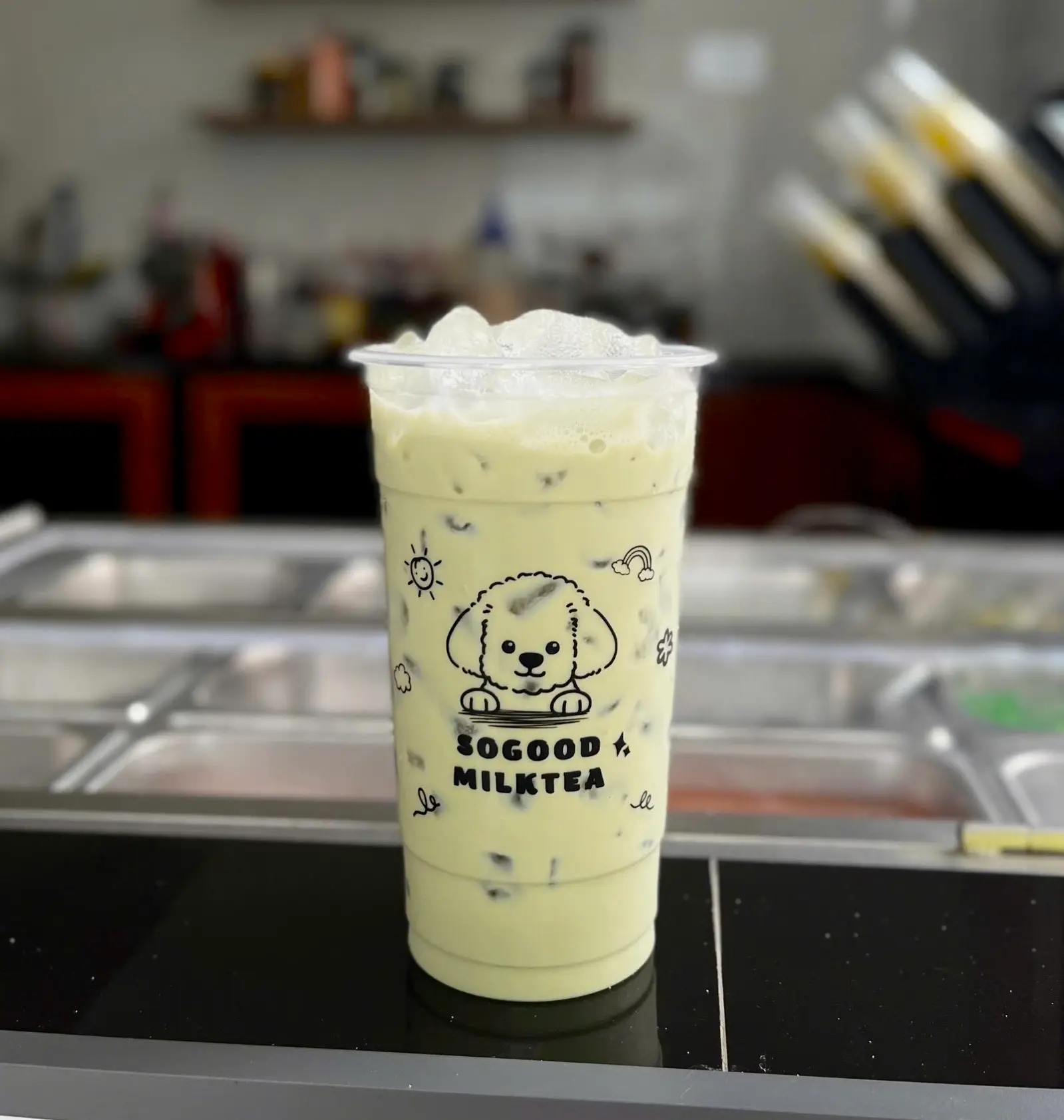 Hình ảnh Trà sữa sâm dứa