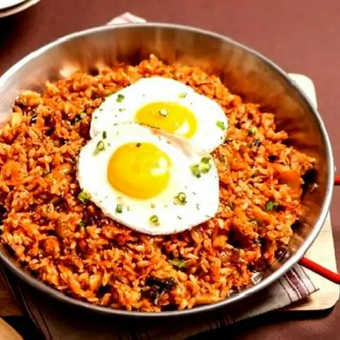 Hình ảnh Cơm rang giòn kimchi